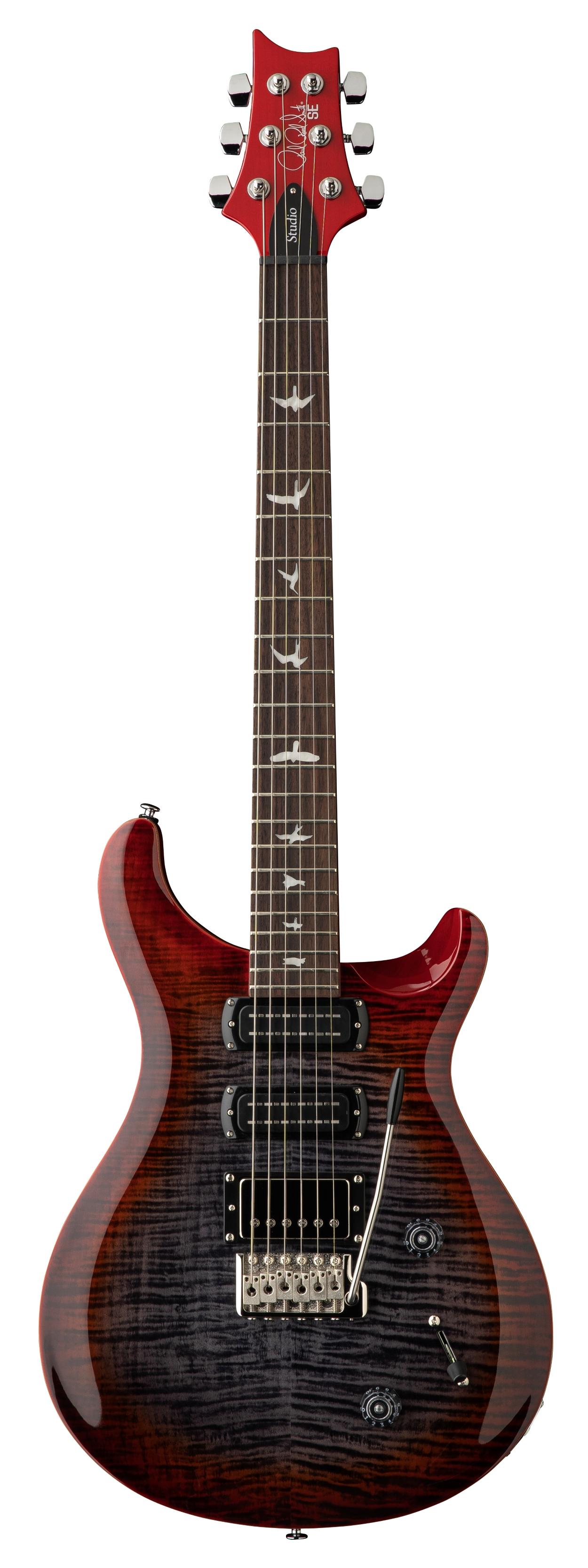 ギター PRS SE PRS SE Studio Electric Guitar in Charcoal Cherry Burst - Andertons